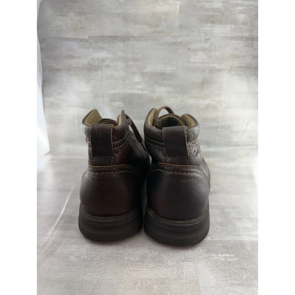 Clarks Men 26066261 Dark Brown Leather Chukka Ankle Boots Size 12M